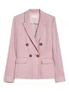 Iblues Double-breasted Blazer In Pink