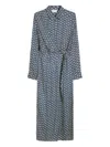 Iblues I Blues Magical Dress Blue In Gray