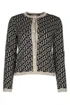 Iblues Monogrammed Button-up Cardigan