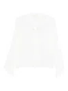 Iblues Ruffle-detail Blouse In White