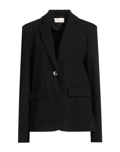 I Blues Woman Blazer Black Size 14 Viscose, Polyamide, Elastane