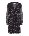 Iblues I Blues Woman Mini Dress Black Size 8 Polyester In Black