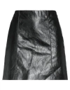 Iblues I Blues Woman Mini Skirt Black Size 4 Viscose, Polyester, Cotton, Metallic Fiber