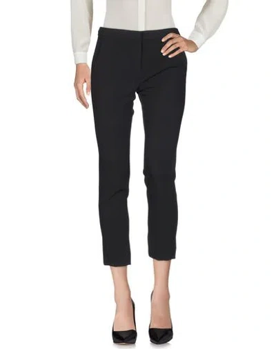 I Blues Woman Pants Black Size 12 Polyester, Viscose, Elastane