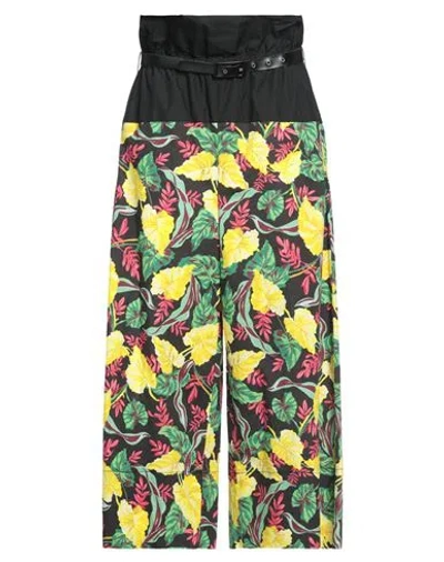 I Blues Woman Pants Black Size 6 Cotton, Polyester, Elastane