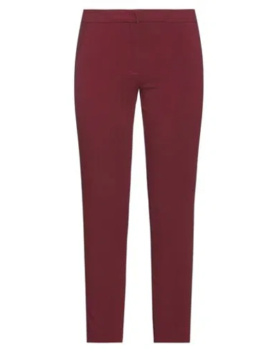 Iblues I Blues Woman Pants Brick Size 4 Polyester, Viscose, Elastane In Red