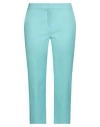 Iblues I Blues Woman Pants Turquoise Size 10 Polyester, Viscose, Elastane In Blue