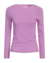 I Blues Woman Sweater Mauve Size Xl Wool, Cashmere, Elastane In Purple