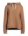 Shop I Blues Woman Sweatshirt Camel Size Xl Cotton In Beige