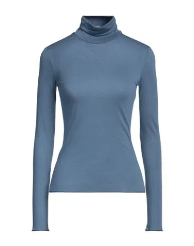 I Blues Woman T-shirt Light Blue Size M Modal, Polyamide, Cashmere