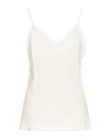 Iblues I Blues Woman Top Ivory Size 10 Viscose, Polyamide In White