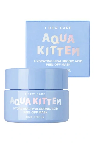 I Dew Care Aqua Kitten Hydrating Hyaluronic Acid Peel-off Mask In Blue