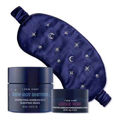I Dew Care Dew After Dark Hydrating Overnight Face, Lip & Sleep Mask Set