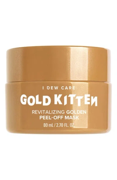 I Dew Care Gold Kitten Peel-off Eye Mask In Orange