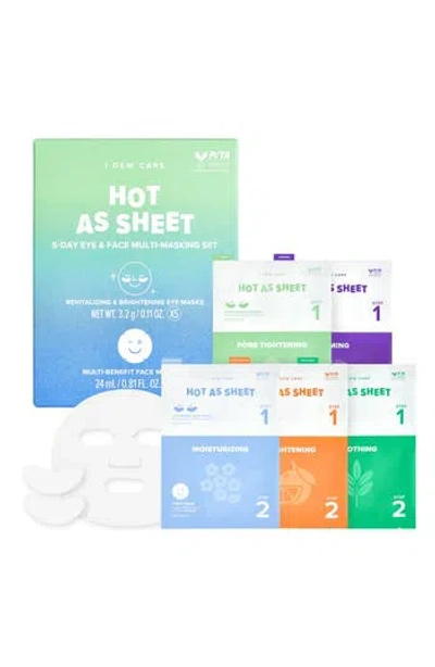 I Dew Care Hot As Sheet 5-day Mask Set In No Color
