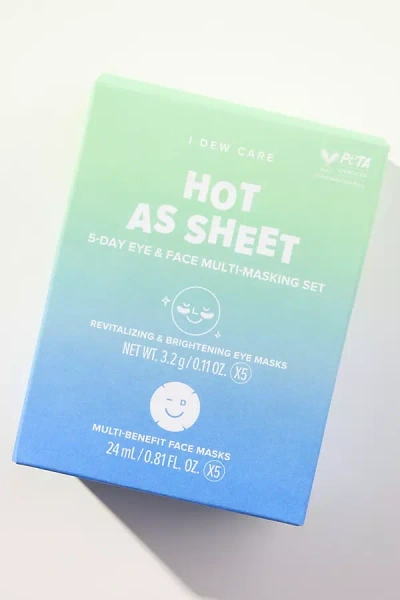 I Dew Care Hot As Sheet In Blue