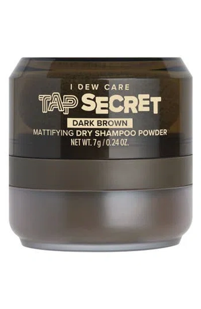 I Dew Care Tap Secret Mattifying Dry Shampoo Powder In Dark Brown
