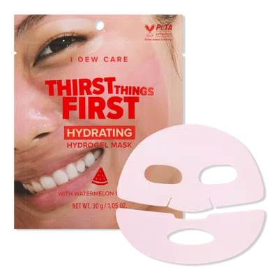 I Dew Care Thirst Things First Hydrating Hydrogel Mask