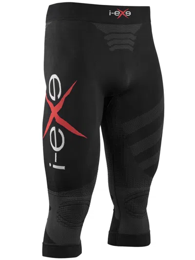 I-exe Logo-detail Compression Tights In Black