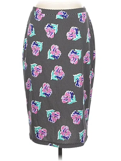 Pre-owned I Heart Ronson Formal Skirt In Gray