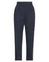 I Heart Woman Pants Navy Size L Cotton, Polyester, Elastane In Navy Blue