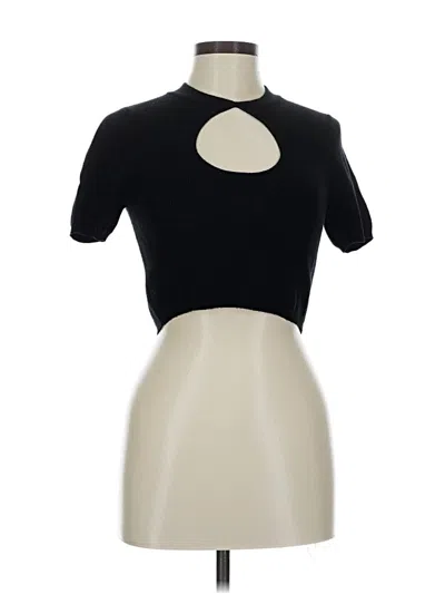 Pre-owned I. Joah Short Sleeve Turtleneck In Black