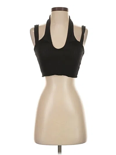 Pre-owned I. Joah Tank Top Black Halter Neckline Tops