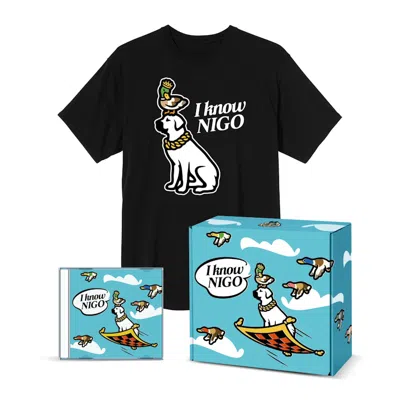 Pre-owned I Know Nigo Men's  T-shirt And Cd Box Set 2 In Black