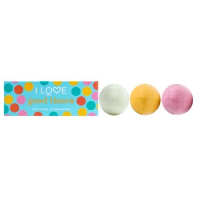 I Love Cosmetics Bath Fizzer Pack- 3 X 5.30 oz Bath Bombs In Multi