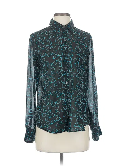 Pre-owned I Love H81 Long Sleeve Blouse In Blue