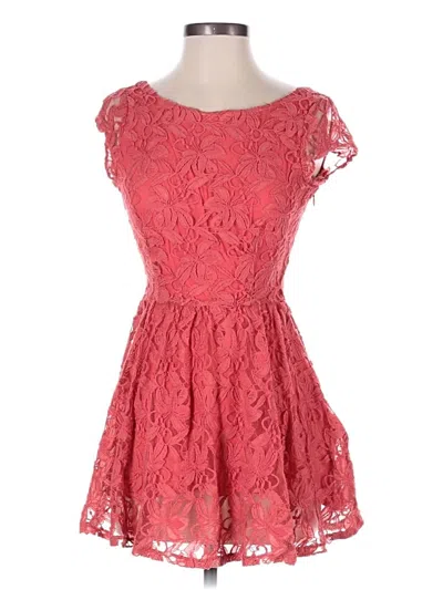 Pre-owned I Love H81 Sleeveless Top Red Sweetheart Neckline Tops