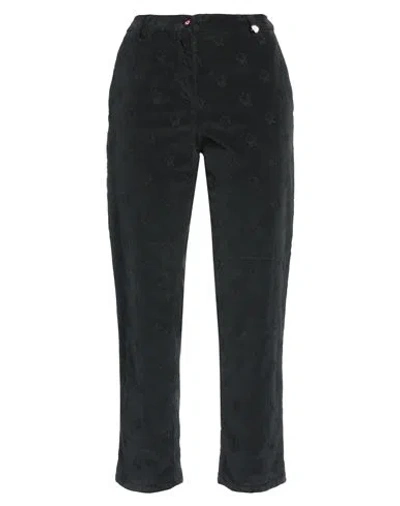 I Love Mp Woman Pants Black Size 27 Cotton, Elastane