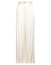 I Love Mp Woman Pants Cream Size 28 Viscose In White