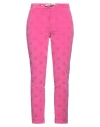 I Love Mp Woman Pants Fuchsia Size 26 Cotton, Elastane In Pink