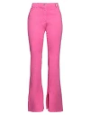 I Love Mp Woman Pants Fuchsia Size 30 Cotton, Elastane In Pink