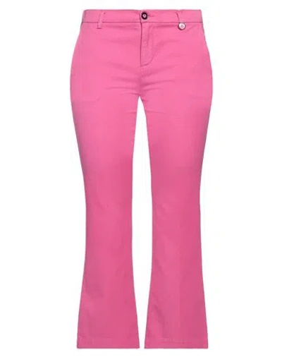 I Love Mp Woman Pants Magenta Size 26 Cotton, Polyester, Elastane