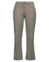 I Love Mp Woman Pants Military Green Size 29 Cotton, Polyester, Elastane In Green