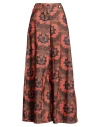 I Love Mp Woman Pants Rust Size 30 Cotton In Red