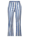 I Love Mp Woman Pants Silver Size 29 Viscose, Polyamide, Polyester, Elastane In Silver