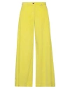I Love Mp Woman Pants Yellow Size 30 Cotton In Yellow