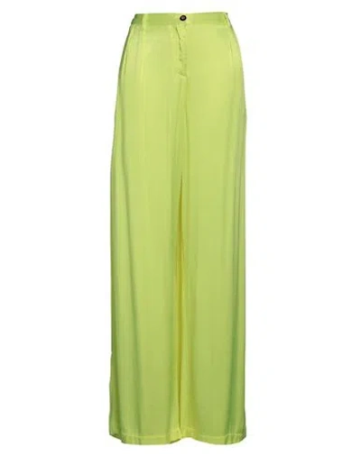 I Love Mp Woman Pants Yellow Size 30 Viscose