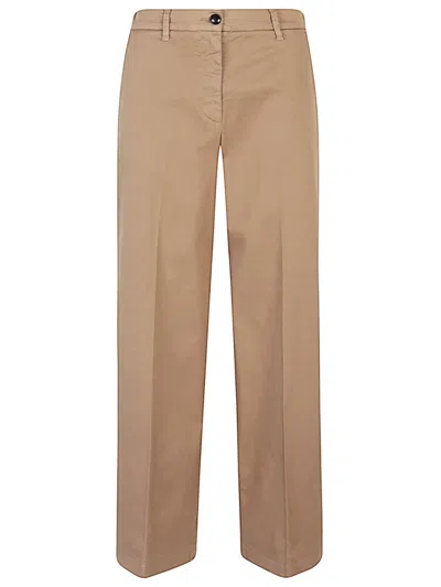 I LOVE MY PANTS BEIGE COCO COTTON TROUSERS