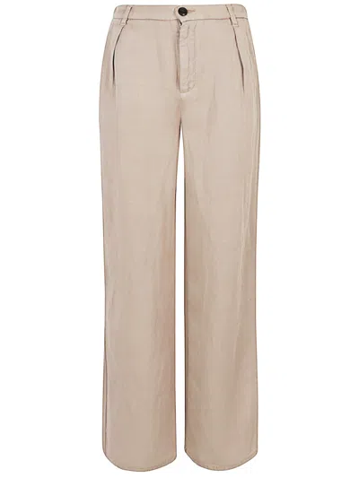 I LOVE MY PANTS BEIGE KAYLIE LINEN BLEND TROUSERS