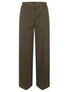 I Love My Pants Coco Cotton Trousers In Green