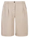 I Love My Pants Ines Line Blend Shorts In Beige