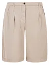 I Love My Pants Ines Line Blend Shorts In Beige