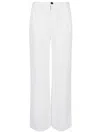 I Love My Pants Kaylie Linen Blend Trousers In White