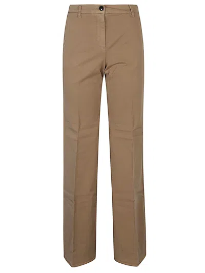 I Love My Pants Linda Cotton Trousers In Beige