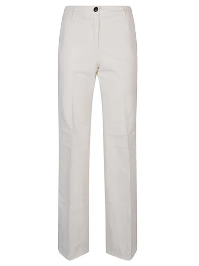 I Love My Pants Linda Cotton Trousers In White