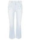 I LOVE MY PANTS I LOVE MY PANTS STRIPED COTTON TROUSERS